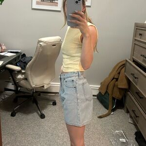 Abercrombie Loose Jean Shorts